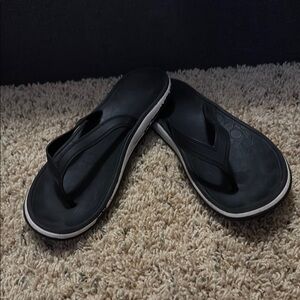 Coach Black Flip Flops